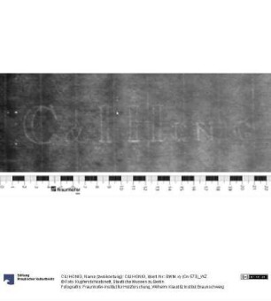 Name (zweikonturig): C&I HONIG