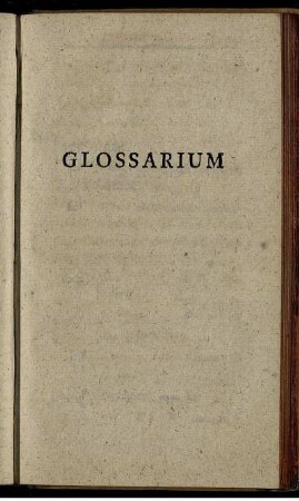 Glossarium.