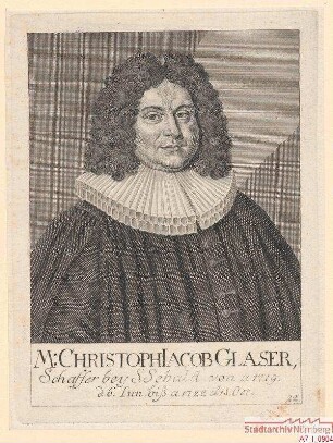 Christoph Jacob Glaser, Schaffer bei St. Sebald