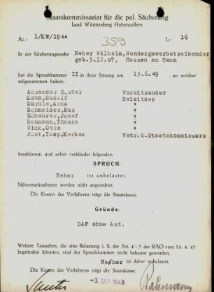 Neher, Wilhelm