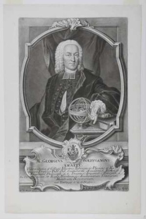 Bildnis "M. Georgius Wolffgangus Kraft"