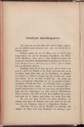 Vormärzliche Entwicklungsphasen.