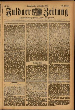 Ausgabe vom Donnerstag, den 05. November 1896.