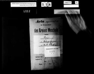 Klagen in Stauanlegenheiten im Amte Bestwig Bd.1