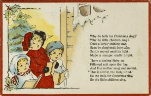 Why do bells for Christmas ring? Why do little children sing? [...]