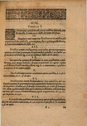Disp. de celebri iuris articulo: An et quatenus bonae fidei possessor fructus acquirat et lucretur
