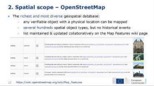 Comparing INSPIRE and OpenStreetMap data: how to make the most out of the two worlds