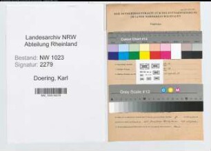 Entnazifizierung Karl Doering , geb. 02.07.1898 (Postsekretaer)