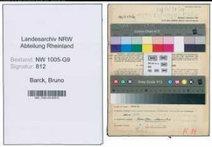 Entnazifizierung Bruno Barck , geb. 19.02.1892 (Abteilungsleiter)