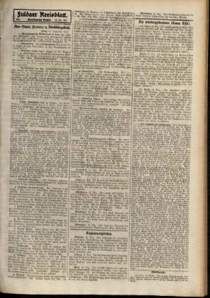 Sechste Ausgabe vom Samstag, den 13. Dezember 1913.