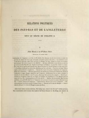 Relations politiques des Pays-Bas et de l'Angleterre sous le règne de Philippe II, 1. Depuis l'abdication de Charles-Quint jusqu'au départ de Philippe II pour l'Espagne (25 octobre 1555 - 24 août 1559)