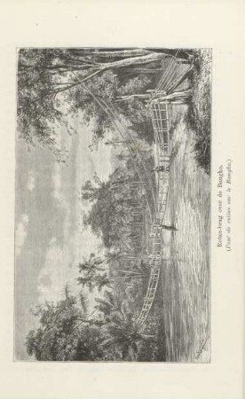 Rotan-brug over de Bangko