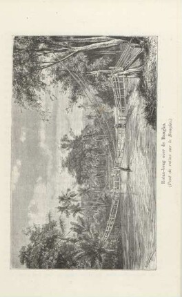 Rotan-brug over de Bangko