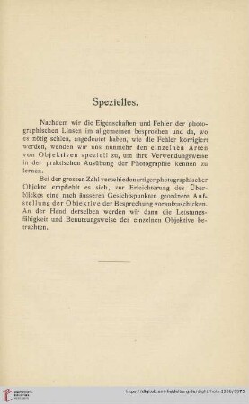 Spezielles