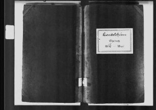 Gondelsheim, evangelische und israelitische Gemeinde: Heiratsbuch 1808-1869