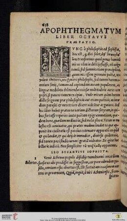 Liber octavus