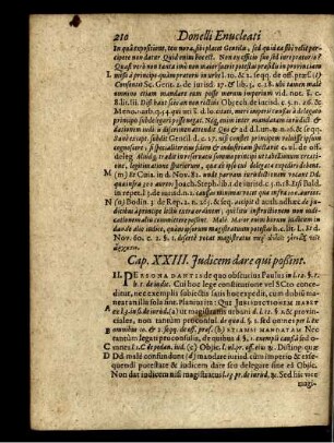 Cap. XXIII. Judicem dare qui poßint