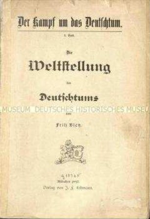 Darstellung der Stellung Deutschlands in der Welt