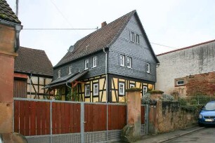 Fachwerkwohnhaus; Ortenberg, Schulstraße 14
