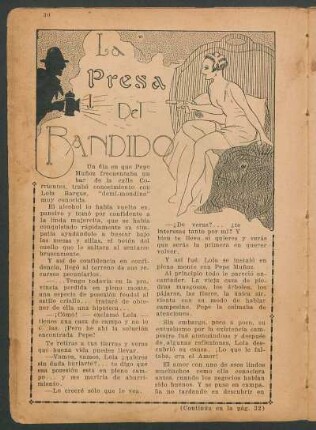 La presa del bandido