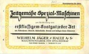 Spezialmaschinen für Saatgut
