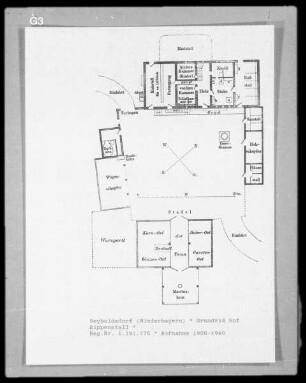 Seyboldsdorf: Grundriss eines Bauernhofs in Seyboldsdorf