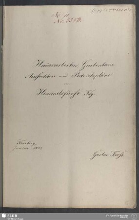 Häuerarbeiten, Grubenbaue Aussichten und Betriebspläne von Himmelsfürst Fdgr. - 18.7005 4.