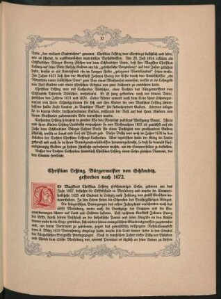 Christian Leßing, Bürgermeister von Schkeuditz gestorben nach 1672