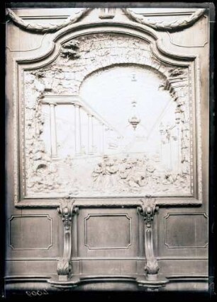 Klosterkirche; Relief am Chorgestühl, Heilige Grabkirche