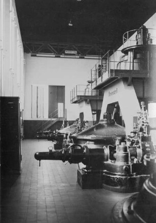 Kraftwerk Kochendorf Generatorraum