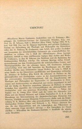 Umschau