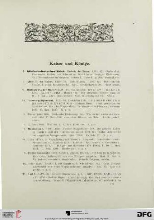 Kaiser und Könige (Nr. 1-156)