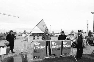 Freiburg im Breisgau: ÖTV-Streik bei der VAG