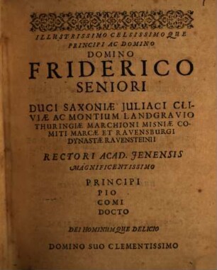 Disp. theol. de miraculis, utrum ex illis doctrinae vel ecclesiae ponitficiae veritas probari possit