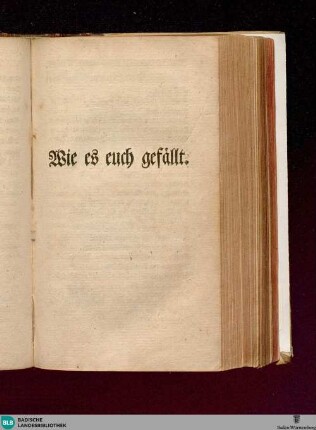 3: [Der Kaufmann von Venedig. Wie es euch gefällt]