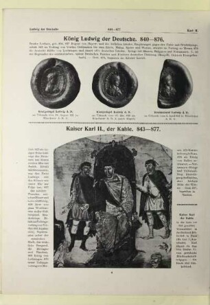 König Ludwig der Deutsche. 840-876