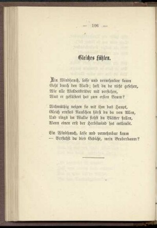 Gleiches Fühlen