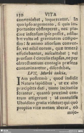 LVII. Morbi initia