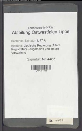 Wrasenmeisterei zu Salzuflen, Schötmar, Oerlinghausen und Pillenbruch, Bd. 2