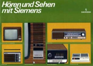 Katalog: Hören und Sehen mit Siemens