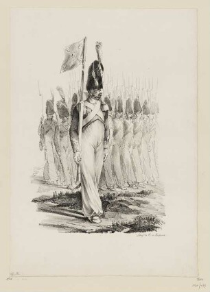 Sergent der Carabiniers, Blatt 5 der Folge "Soldaten"