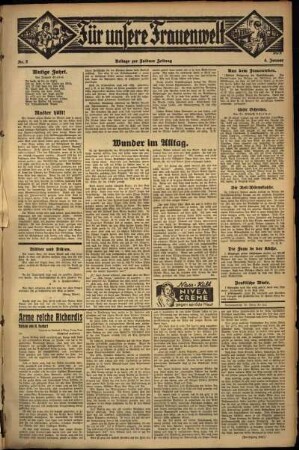 Zweite Ausgabe vom Donnerstag, den 04. Januar 1934.