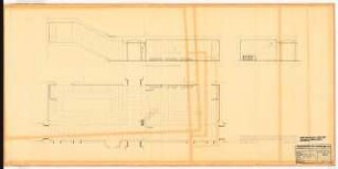 Reichsluftfahrtministerium, Berlin: Treppe und Halle Längsbau (Q2-3): Ausgestaltung, Grundriss, Ansichten 1:50