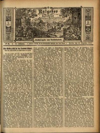 Ausgabe vom Sonntag, den 15. Dezember 1912.