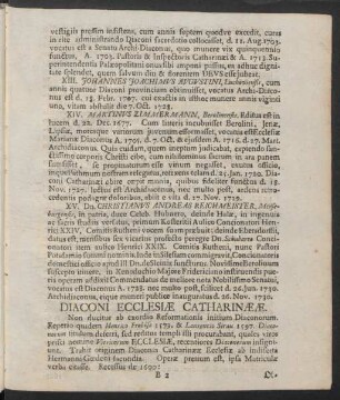 Diaconi Ecclesiae Catharinaeae