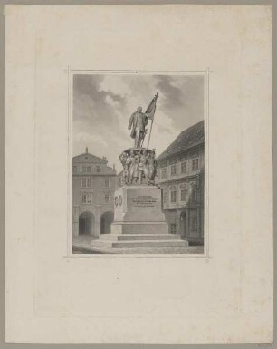 Bildnis eines Denkmals von Josef Grafen Radetzky von Radetz