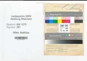 Entnazifizierung Matthias Nilles , geb. 20.06.1891 (Kreisbeamter)