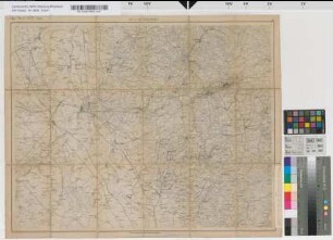 Topographische Karte der Rheinprovinz und der Provinz Westfalen. 16. Sect. Düsseldorf. Revidirt von W. Liebenow / Berliner Lith. Inst. / Simon Schropp'sche Hof-Labdkartenhandlung.