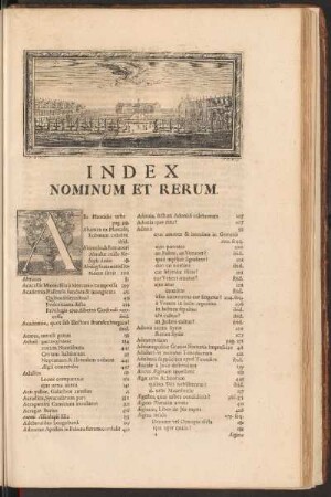 Index Nominum et Rerum