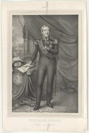 Bildnis des Friedrich August von Sachsen